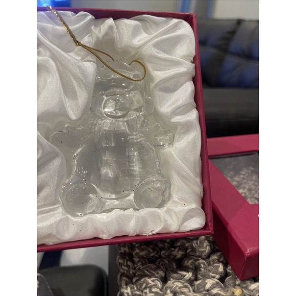 CELEBRATIONS by MIKASA 4" Cut Class TEDDY BEAR Christmas Ornament~New in Box - Picture 2 of 4